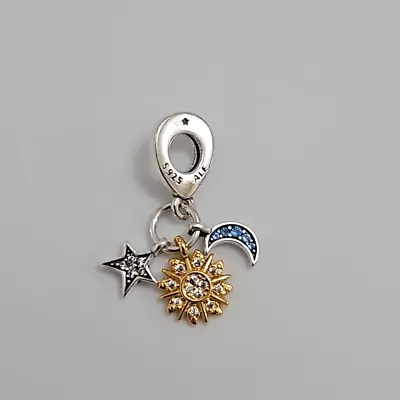 Pandora Moon Star And Sun Charm • $40