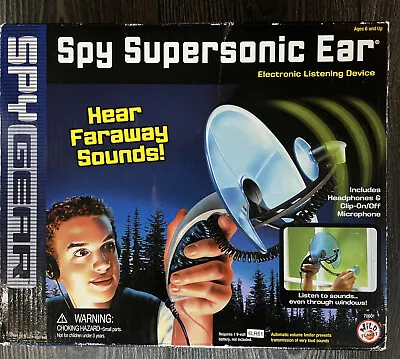 £50 • Buy Spy Gear -spy Supersonic Ear Retro Kids Toy 