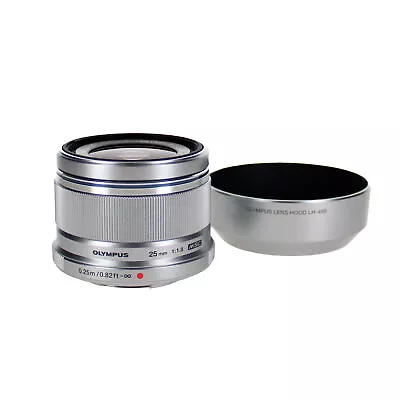 Olympus M.Zuiko Digital 25mm F1.8 Lens For Micro Four Thirds Cameras (Silver) • $236.85
