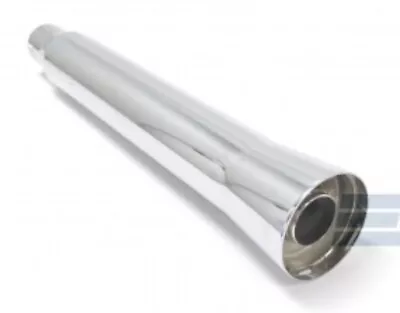 MAC 18  Performance Universal Motorcycle Muffler Flare Tip Chrome 1.75  Slip-On • $119.99