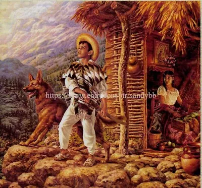 Office Interior Design Jesus Helguera Mexican Painter Art Paper Poster • $16.97