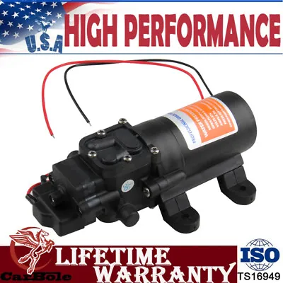 12V Marine Automatic Self Priming Built-in High Pressure Switch 35PSI Water Pump • $32.59