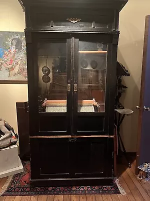 Antique 1895 Austria - Hungarian Orchestrion Coin Wood Cabinet 6 Instruments • $14300