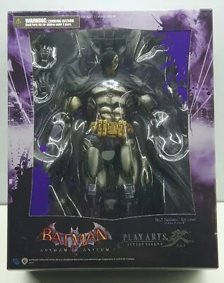 Batman Armored Arkham Asylum #3 8  Action Figure NIB 2012 Play Arts Kai • $80