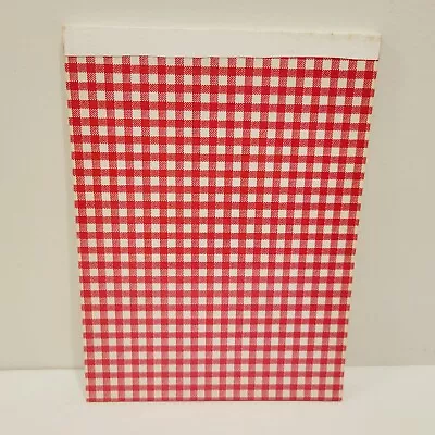 Vintage Gingham Writing Stationary Tablet Memo Notes By Plymouth Inc. NJ USA • $13.49