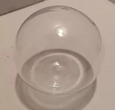 Vintage BLENKO Style Blown Glass Bubble Floating BALL 4  Tall • $18