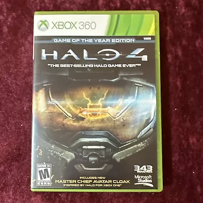 Halo 4 - Game Of The Year Edition (Xbox 360 2013) Complete Tested (MINTY) • $15.99