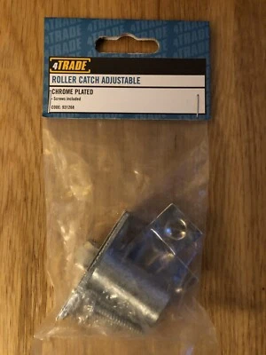 £3 • Buy SILVER ROLLER BALL CATCH  Door Frame Adjustable Sprung Latch With Fixings