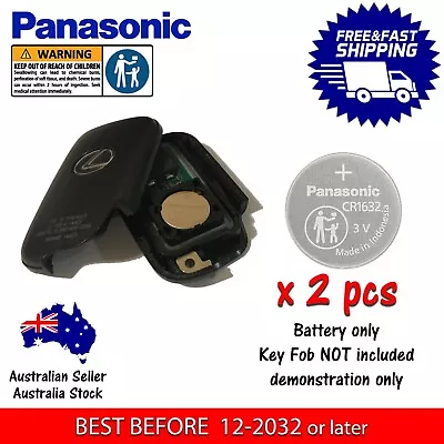 LEXUS KEY FOB REMOTE BATTERY CR1632 X2 3v Suits CT Key Fob - MELB STOCK • $6.50