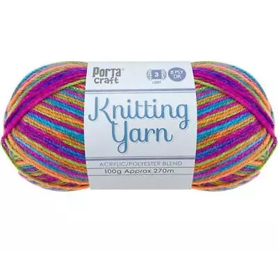 Knitting Yarn 100g 270m 8ply Multi Looney Toons (Product # 189627) • $3.30