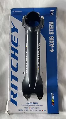 Ritchey WCS 4-Axis Alloy Road Stem 140mm 1-1/8 31.8 6° Degree Matte Black • $50