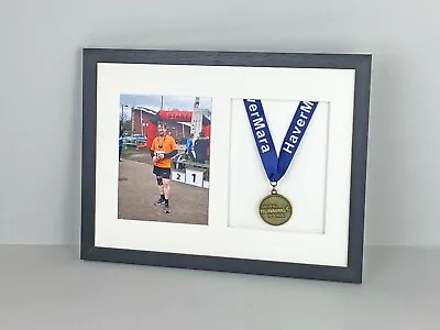Medal Display Frame With Apertures For Sports Medal & Photo. 30x40cm. Handmade. • £24