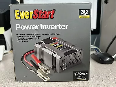 EverStart 70003MC 750 Watts Portable Inverter New • $39.99