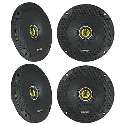 KICKER (4) 46CSC654 CSC65 6.5  6-1/2  300W 4-Ohm Car Audio Coaxial Speakers • $135.92