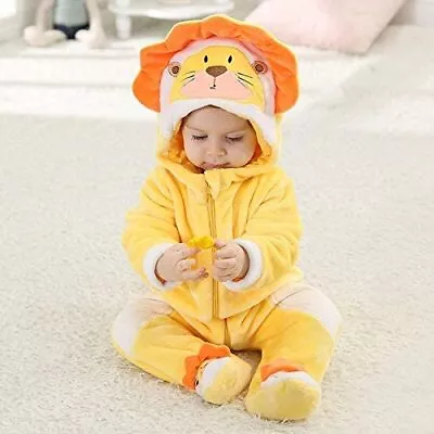 Lion Tiger Kids Animal Pyjamas Costume Fancy Dress Onesie12 Child Baby • £7.99