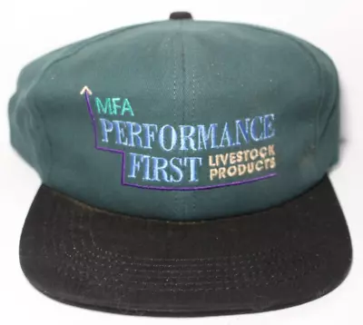 90s Vintage MFA MISSOURI FARM LIVESTOCK SNAPBACK HAT CAP K-PRODUCTS MADE IN USA • $18.89