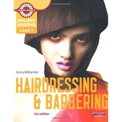 £31.59 • Buy NVQ/SVQ Level 1 Hairdressing And Barbering Candidate Ha - Paperback NEW McMillan
