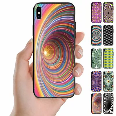 For Huawei Phone Series - Optical Illusion Print Back Case Mobile Phone Cover #1 • $9.98