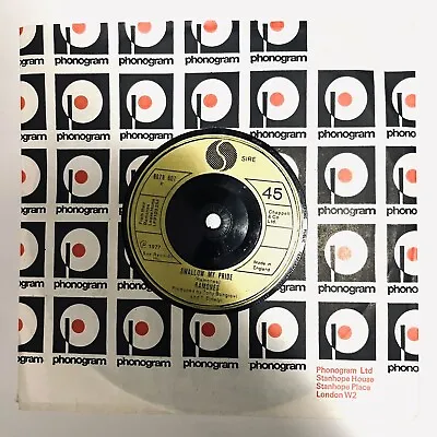 Ramones - Swallow My Pride 7” Single 1977 Sire Records Punk • £7.99