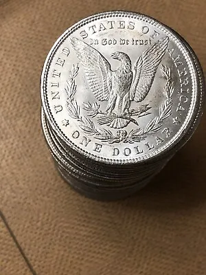 Lot Of 20 Morgan Silver Dollars All Pre '21 AU / BU High Grades Roll Of Coins B7 • $1049