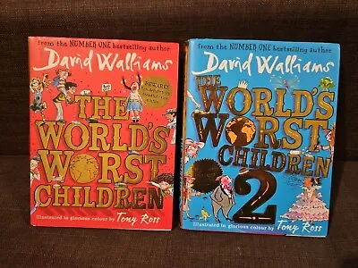 David Walliams Books The Worlds Worst Children & The Worlds Worst Children 2 • £2.99