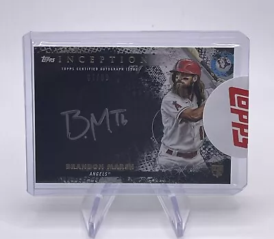 2022 Topps Inception Brandon Marsh Silver Signings On-Card Auto /99 Rookie RC • $54.99