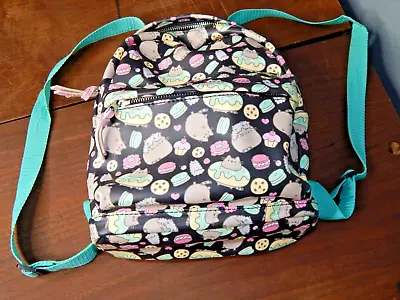 Pusheen Friends Mini Vinyl Backpack Bookbag Purse Doughnuts & Macarons • $28