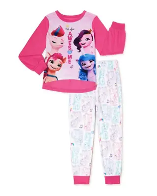 My Little Pony 2 Piece Girls Pajama Set Size 4/5 6/6X 7/8 10/12  NIP Awesome  • $14.99