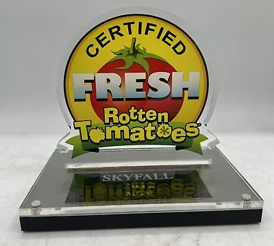 Rotten Tomatoes Certified Fresh Trophy 2012 Skyfall James Bond MGM RARE Award • $325