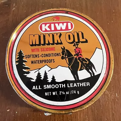 Kiwi Mink Oil 2 5/8 Oz. Container (empty) • $8.72