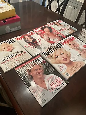 Lot Of 7 Vanity Fair Magazines 90's And 2000's Marilyn Monroe Tom Cruise  • $42.40