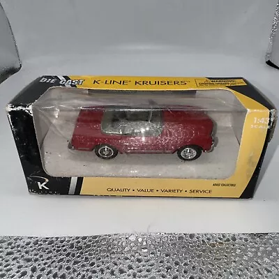K-LINE KRUISERS DIE CAST CAR 1968 Mercedes Benz 280SL Red Convertible 1/43 New • $10.82