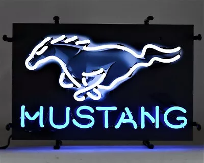 Ford Mustang GT Neon Sign - Silkscreen - Muscle Car - Pony - Dealership - OLP • $269.97