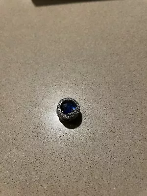 Blue Snowflake Pandora Charm Genuine Silver • $40