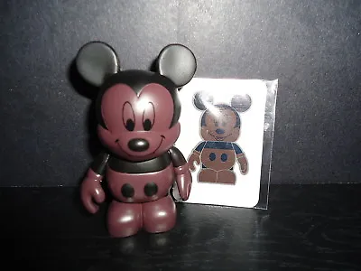 Disney 3  Vinylmation Urban #5 Series Tonal Brown Mickey Combo Topper Figure • $8.99