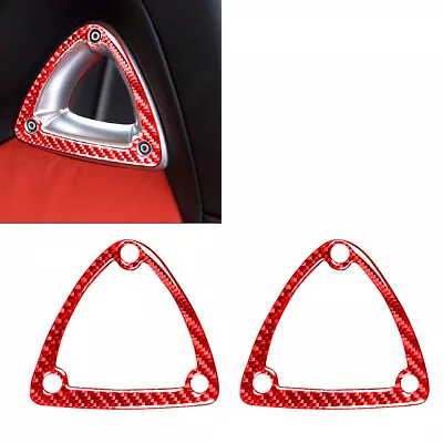 1x For Mazda RX-8 2004-08 Red Carbon Fiber Seat Top Decor Sticker Trim • $34.10