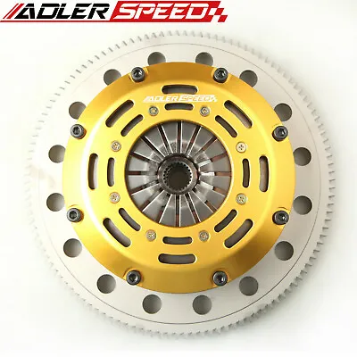 Racing Twin Disc Clutch & Flywheel For Honda Accord Prelude H22 H23 F22 F23 • $499