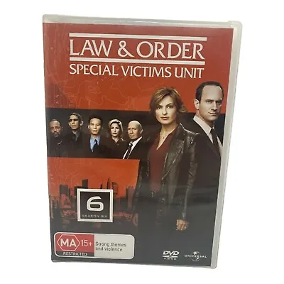 Law & Order Special Victims Unit Season 6 DVD TV Series Free Post Region 4 AUS • $9.12