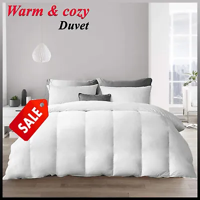 Feel Like Down Duvet Tog Anti Allergy Duvets Hotel Quality Double King UK Size • £12.99