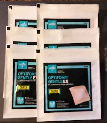 Medline Optifoam Gentle Ex Silicone Foam Dressing 4x4 (6 Bandages) • $26