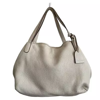 Max Mara Made In Italy Handbag Shoulder JAPAN W35cm H24cm D20cm • £76.94