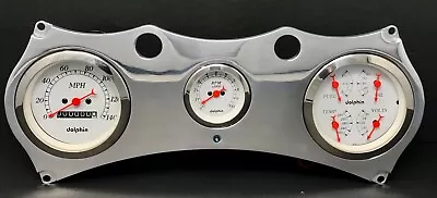 1964 1965 Chevelle  Dash Panel Gauge Cluster White • $362