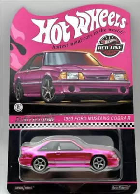 2024 Hot Wheels 24th Nationals RLC PINK 1993 Ford Mustang Cobra R • $51.98