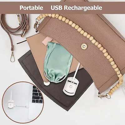 Electric Eyelash Curler Mini Portable USB Rechargeable Temperature Control L ABE • $16.70