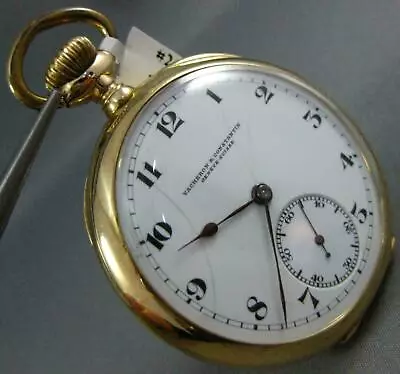 Antique Vacheron & Constantin Geneve-suisse 14kt Yellow Gold Pocket Watch #2689 • $13670.20