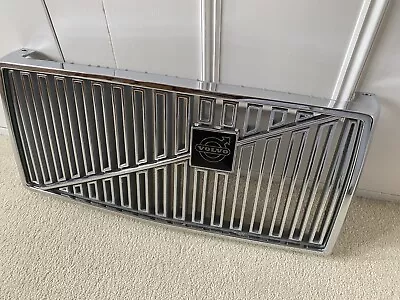 Volvo Front Grille Chrome  240 244 242 245 260 264 265 262 Nos Never Fitted New • $311.28