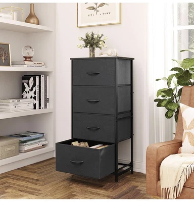 $50 • Buy WLIVE Dresser With 4 Drawers, Fabric Storage Tower, Organizer Unit For Bedroom,