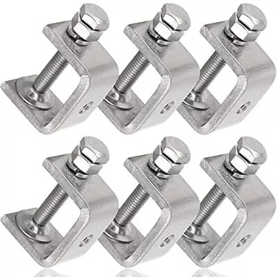 Stainless Steel C Clamps Mini 1 Inch For Mounting Heavy Duty Metal U Clamps F... • $24.65