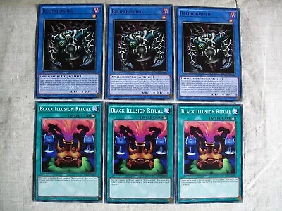 Relinquished And Black Illusion Ritual MIL1-EN008 EN020 Playset Bundle Yu-Gi-Oh! • £4