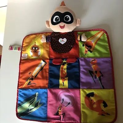 LAMAZE DISNEY INCREDIBLES 2 JACK BABY PLAYMAT MAT RATTLE BLANKET Sensory Play • £8